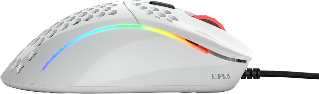 Glorious Gaming Model D- (Minus) Wired Gaming Mouse – superleichtes Wabendesign mit 61 g, RGB-Beleuc