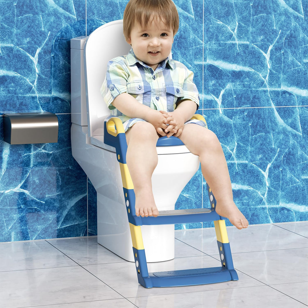 toilettensitz kinder mit treppe Toiletten Training faltbar und Tragbar Tritthocker für Kinder oder U