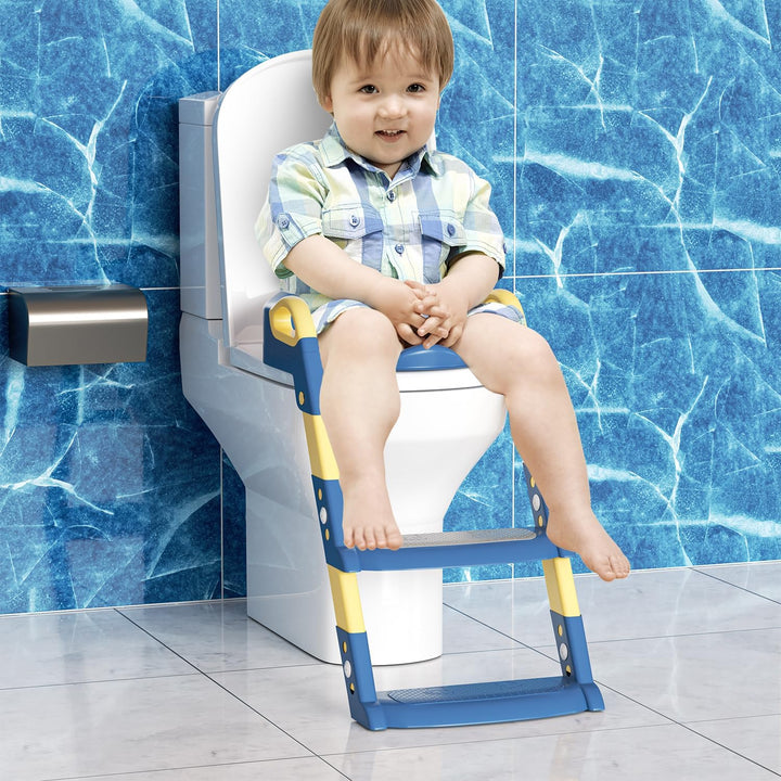 toilettensitz kinder mit treppe Toiletten Training faltbar und Tragbar Tritthocker für Kinder oder U