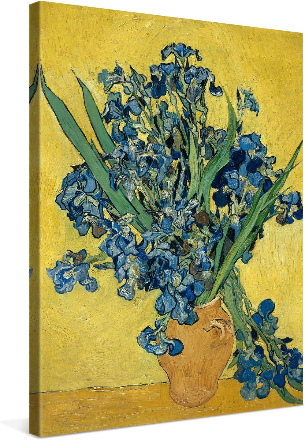 PICANOVA – Vincent Van Gogh Irises May 60x80 cm – Bild auf Leinwand – Leinwandbild – Premium Leinwan
