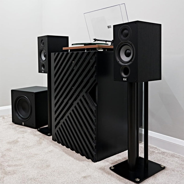 ELAC Debut 2.0 B5.2 Bücherregal-Lautsprecher, Schwarz, 1 Paar, Paar