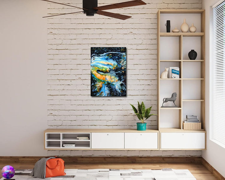 Original Gemälde Abstrakte Malerei - moderne hochglanz Wandbilder - Resin Art Kunst Bild Harz Unikat