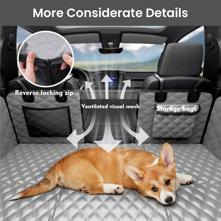 pecute Hundedecke Auto Rückbank für Pickup-LKW 145 * 73 cm, Hundesitz Verbreiterung Klappbarer Hunde