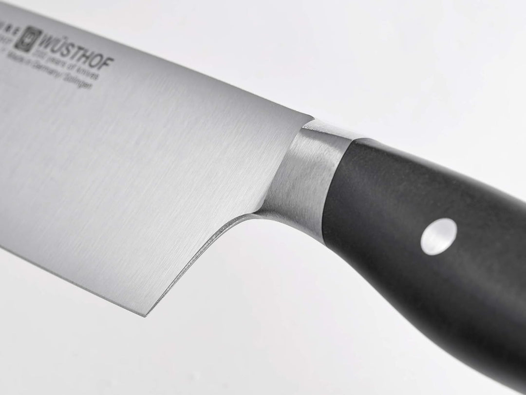 WÜSTHOF Epicure Slate Messersatz mit 2 Messern Kochmesser + Gemüsemesser 16 cm und 9 cm, 16 cm und 9