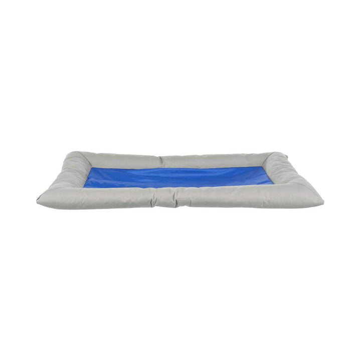 Trixie 28783 Kühlkissen Cool Dreamer, L, blau / grau Grau,Grau/blau L 65 x B 100 x H 7 cm, Grau,Grau