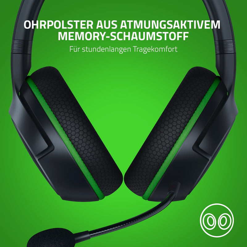 Razer Kaira - Kabellose Gaming Kopfhörer für Xbox Series X/S + Xbox One + PC (Wireless Headset, 50-m