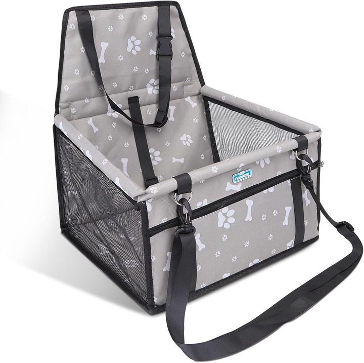 Nobleza - Stabiler Auto Hundesitz für Kleine bis Mittlere Hunde, Wasserfestes Material, Faltbar für