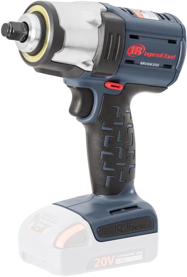 Ingersoll Rand Akku Schlagschrauber W5153, 1/2" 20V, mit 360° schattenloser LED-Leuchtring und IQV P