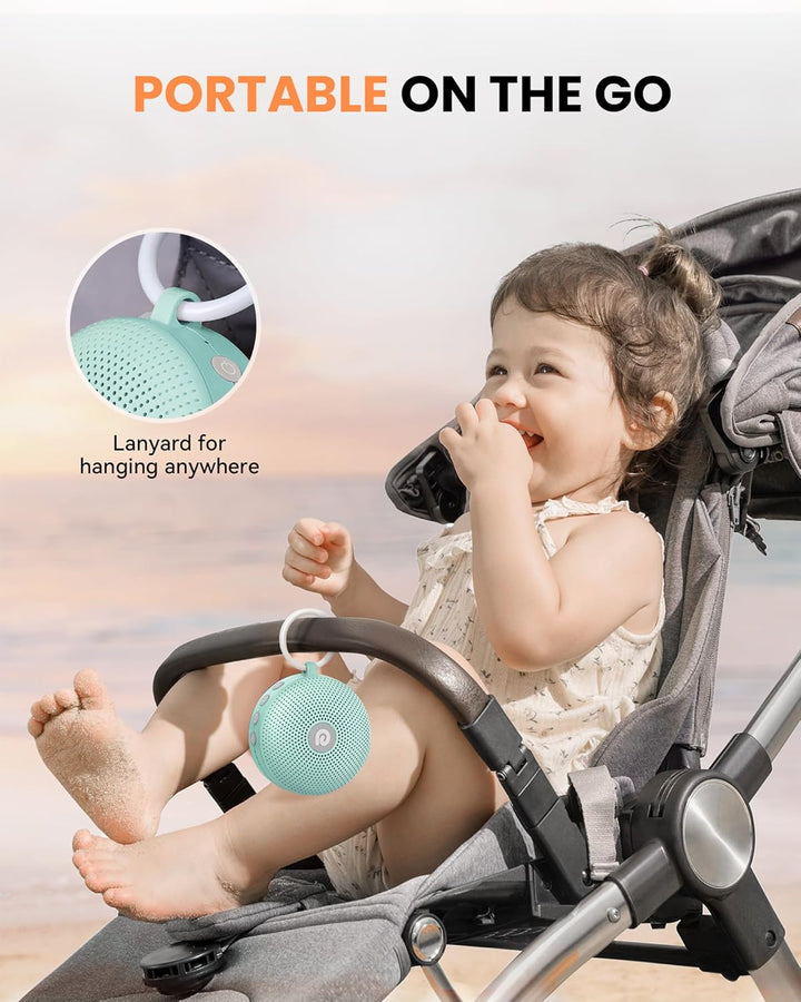 Dreamegg White Noise Machine - D11Max Einschlafhilfe Babys Erwachsene, Portable White Noise Machine