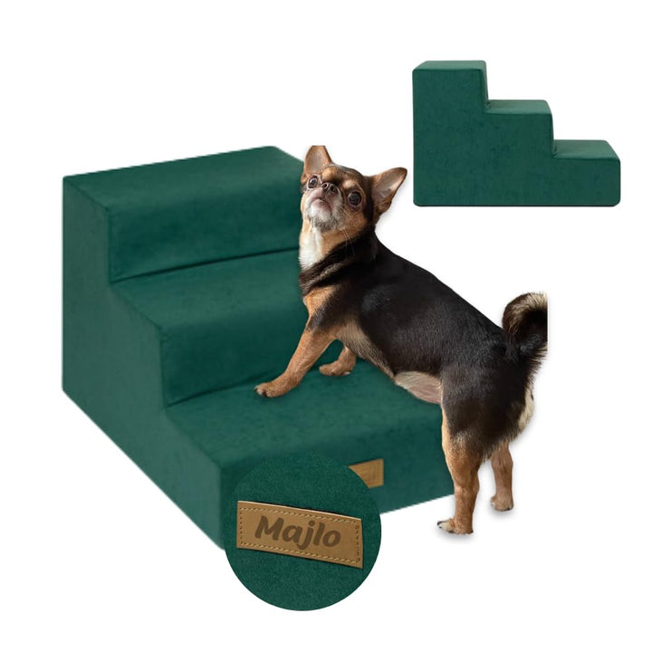 Sofatreppe für Hunde und Katzen – Hundetreppe für Bett & Sofa – 3- oder 4-stufig, rutschfest & wasch