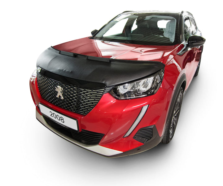 Auto-Bra AB3-00560 Carbon Optik kompatibel mit Peugeot 2008 Bj. ab 2019 Haubenbra Steinschlagschutz