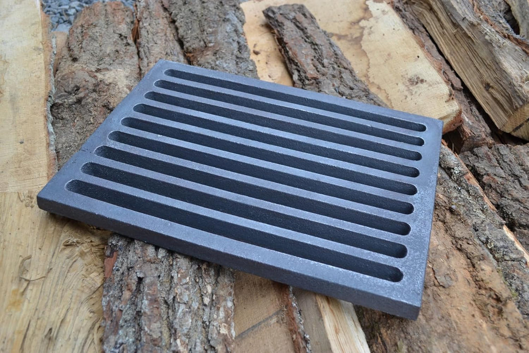 SEZAM 35 x 26 cm (35 x 25,5) Robuster und Massiv Gussrost Ofenrost Ascherost Gussrost verschiedene D