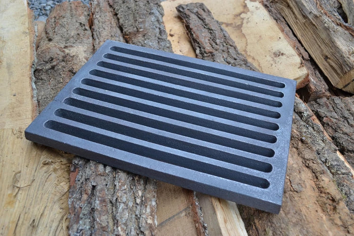 SEZAM 35 x 26 cm (35 x 25,5) Robuster und Massiv Gussrost Ofenrost Ascherost Gussrost verschiedene D