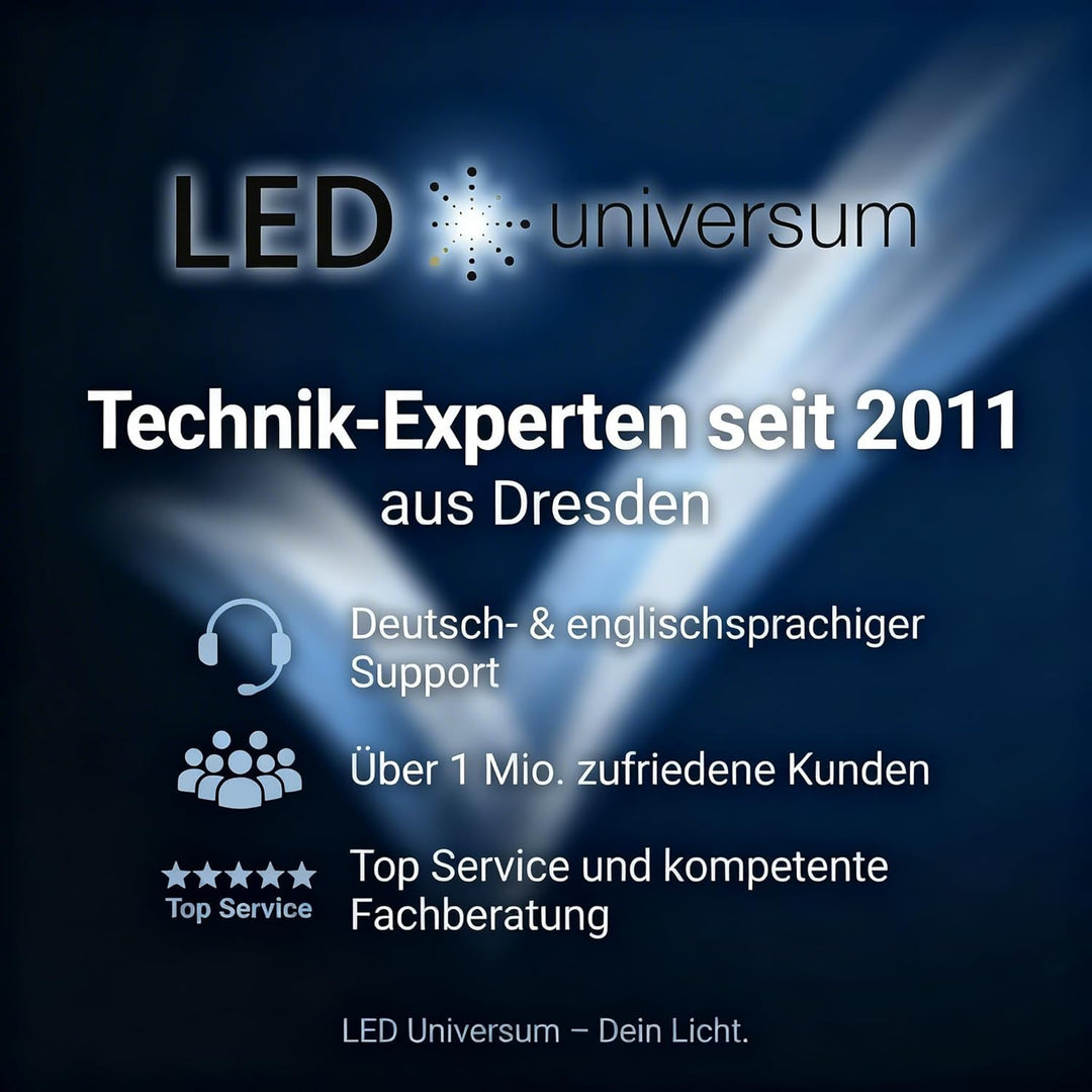 LED Universum Gartensteckdose aus Edelstahl, IP44 für aussen (Schwarz 2-fach), Schwarz 2-fach