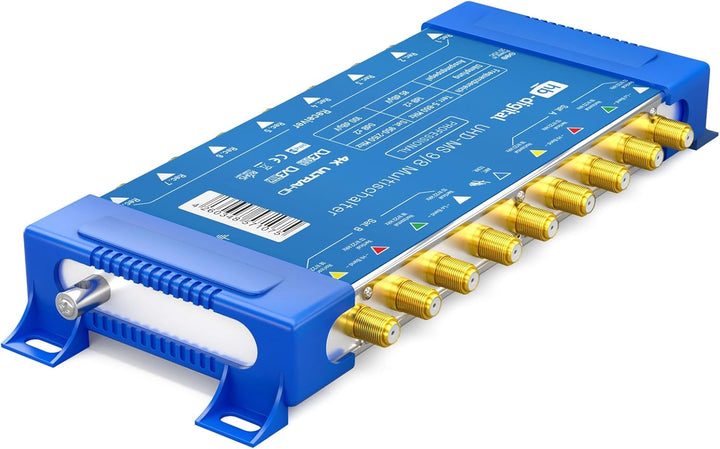 Multischalter pmse 9/8 HB-DIGITAL 2X SAT bis 8 x Teilnehmer/Receiver für Full HDTV 3D 4K UHD 8x Teil