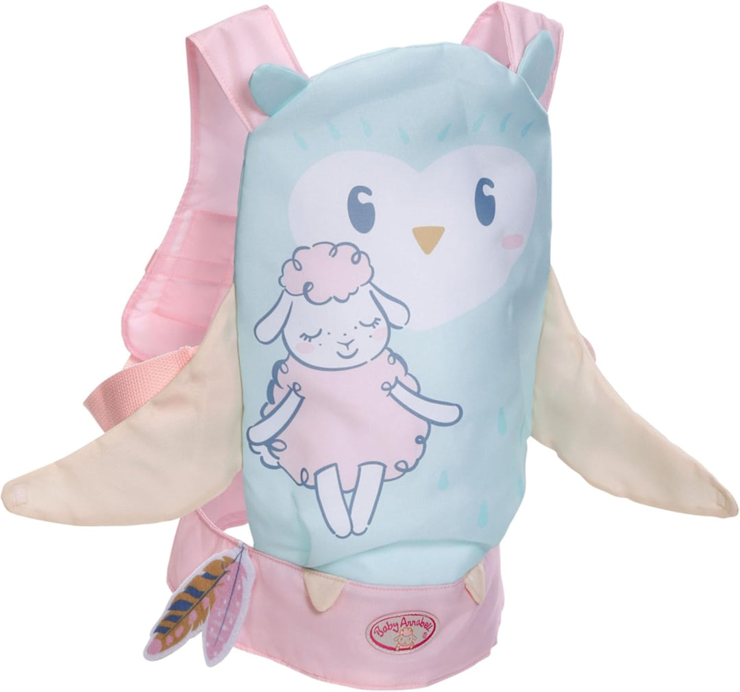 Baby Annabell Active Tragesitz, Puppentrage mit verstellbarem Gurtsystem für verschiedene Kindergrös