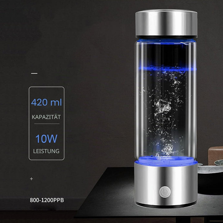 Wasserstoff Generator 450 ML Wasserstoff Wasser Lonisator mit PEM- und SPE-Technologie USB, Wasserst