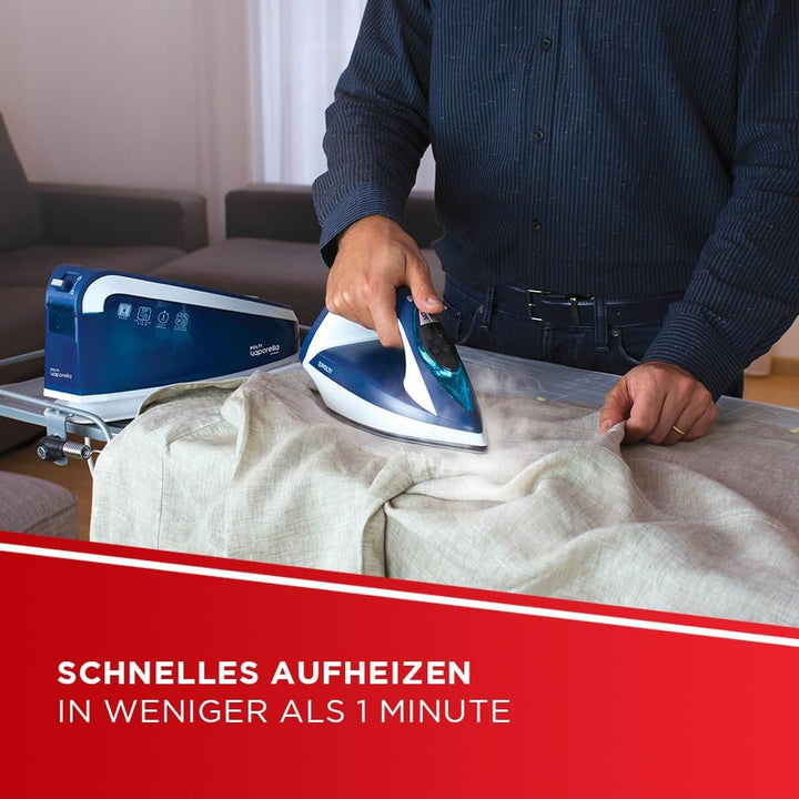 Polti Vaporella Express VE30.10, Hochleistungs-Dampfbügelstation mit bis zu 8 Bar Pumpe, ECO-Funktio