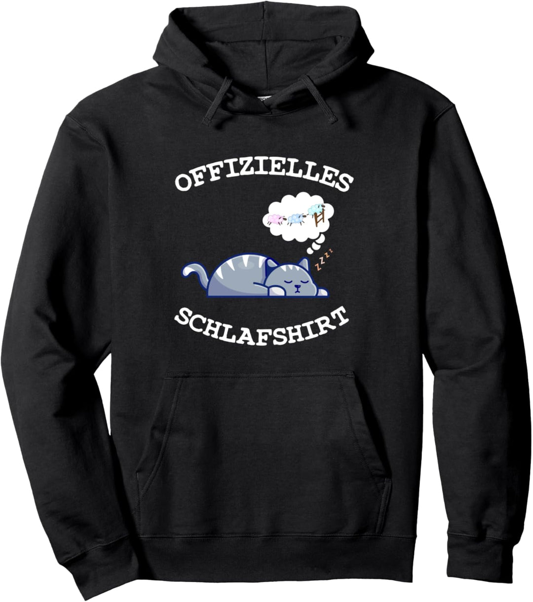 Offizielles Schlafshirt pijama Schlafanzug Katze Pullover Hoodie