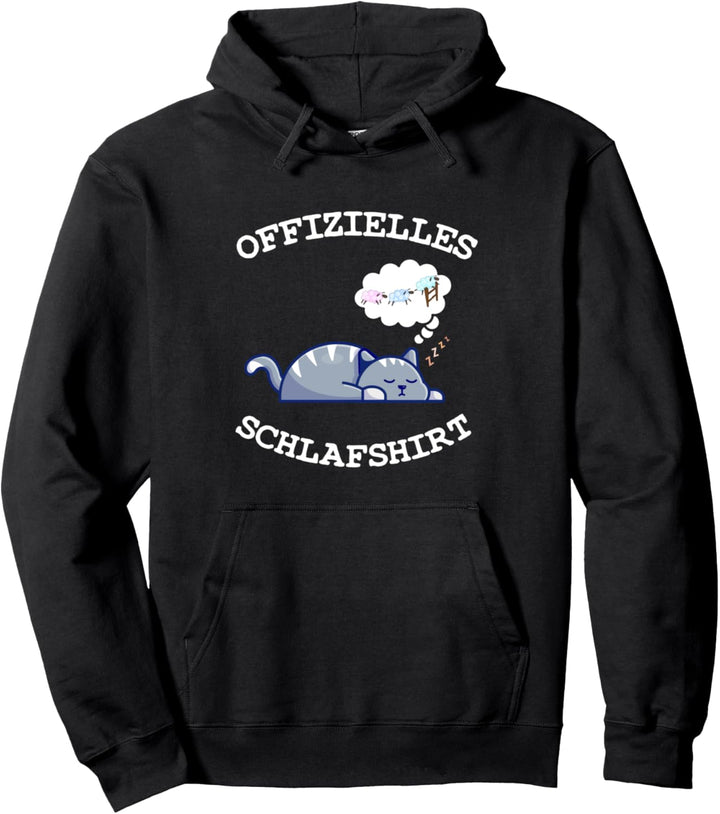Offizielles Schlafshirt pijama Schlafanzug Katze Pullover Hoodie