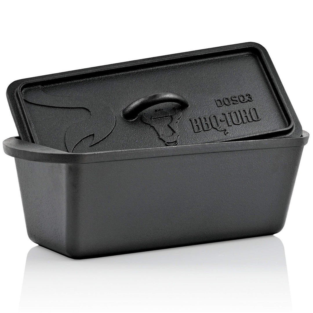 BBQ-Toro Dutch Oven Brotbacktopf | Gusseisen Kochtopf Gusstopf | 3,0 Liter | preseasoned - bereits e