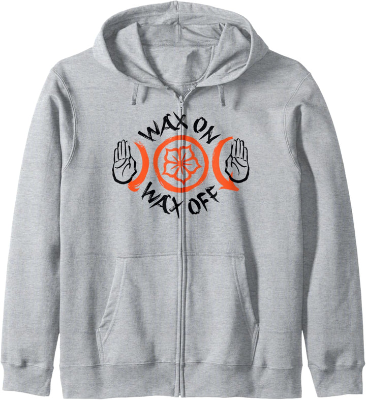 Cobra Kai Wachs Drauf, Wachs Runter Kapuzenjacke