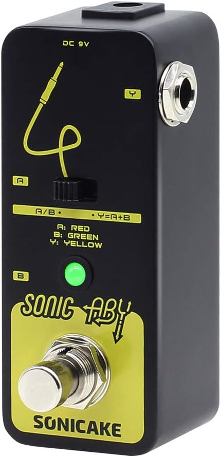 SONICAKE Sonic ABY Gitarre Effektpedal AB Box Line Selector True Byapss, ABY