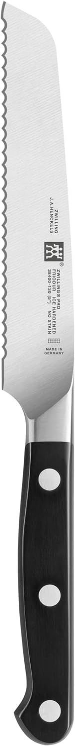 ZWILLING Pro Messerblock,6-tlg., Bambusblock, Messer aus rostfreiem Spezialstahl, 3-Nieten-Design, 1