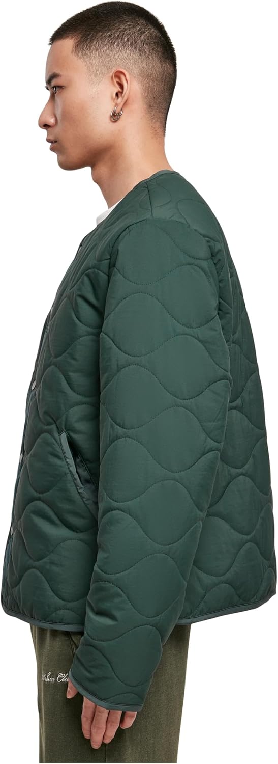 Urban Classics Herren Liner Jacket S bottlegreen, S bottlegreen