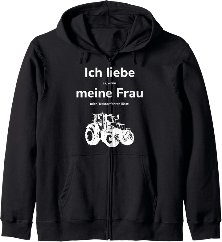 Landwirt Landwirtschaft Bauer Traktor Trecker Ehe-Mann Kapuzenjacke
