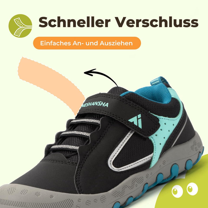 Mishansha Unisex-Kinder Turnschuhe Jungen Mädchen Trekkingschuhe rutschfest Wanderschuhe Outdoor Spo