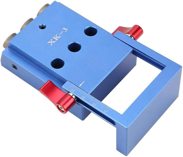 Taschenloch Bohrvorrichtung Set, Aluminiumlegierung Dübelbohr Set Taschenloch Jig Kit Holzbearbeitun