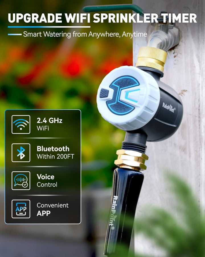 RAINPOINT WiFi Sprinkler Timer Smart APP Irrigation Controller