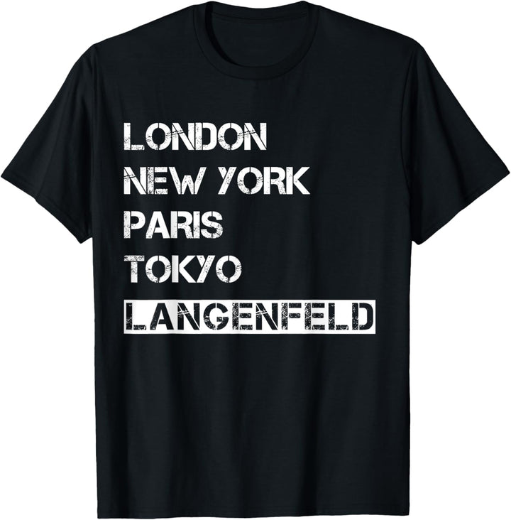 Meine Stadt! Geburtsort & Heimatliebe Langenfeld T-Shirt