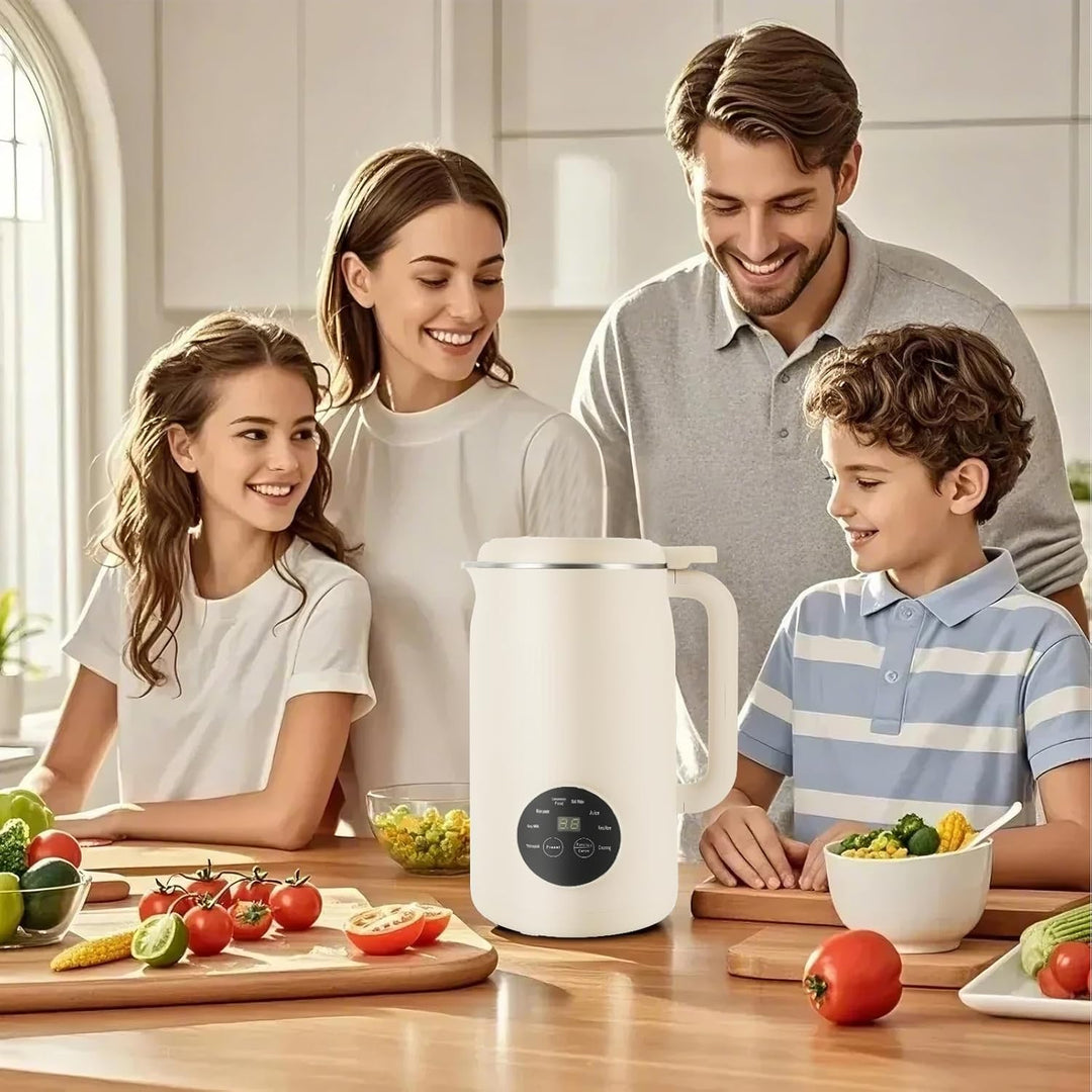 Gugxiom Pflanzenmilchbereiter, 1200 ml Automatische Sojamilch Maschine, Nussmilch Maschine, für Selb