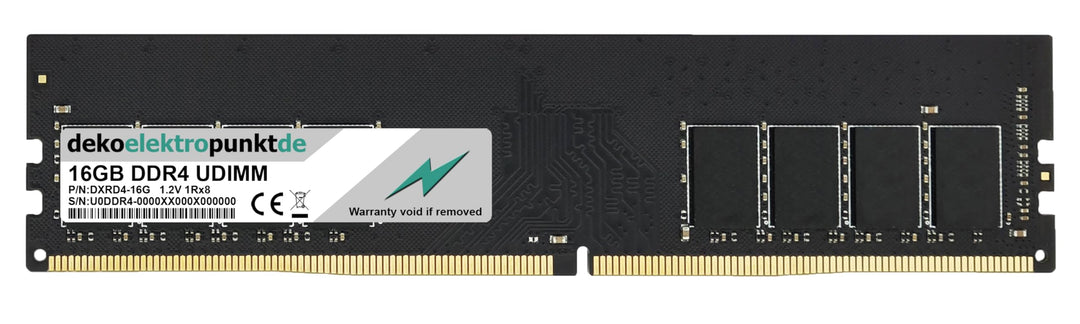 16GB RAM Speicher passend für ASUS ROG Crosshair VIII Dark Hero, DDR4 UDIMM 16GB - DDR4, 16GB - DDR4