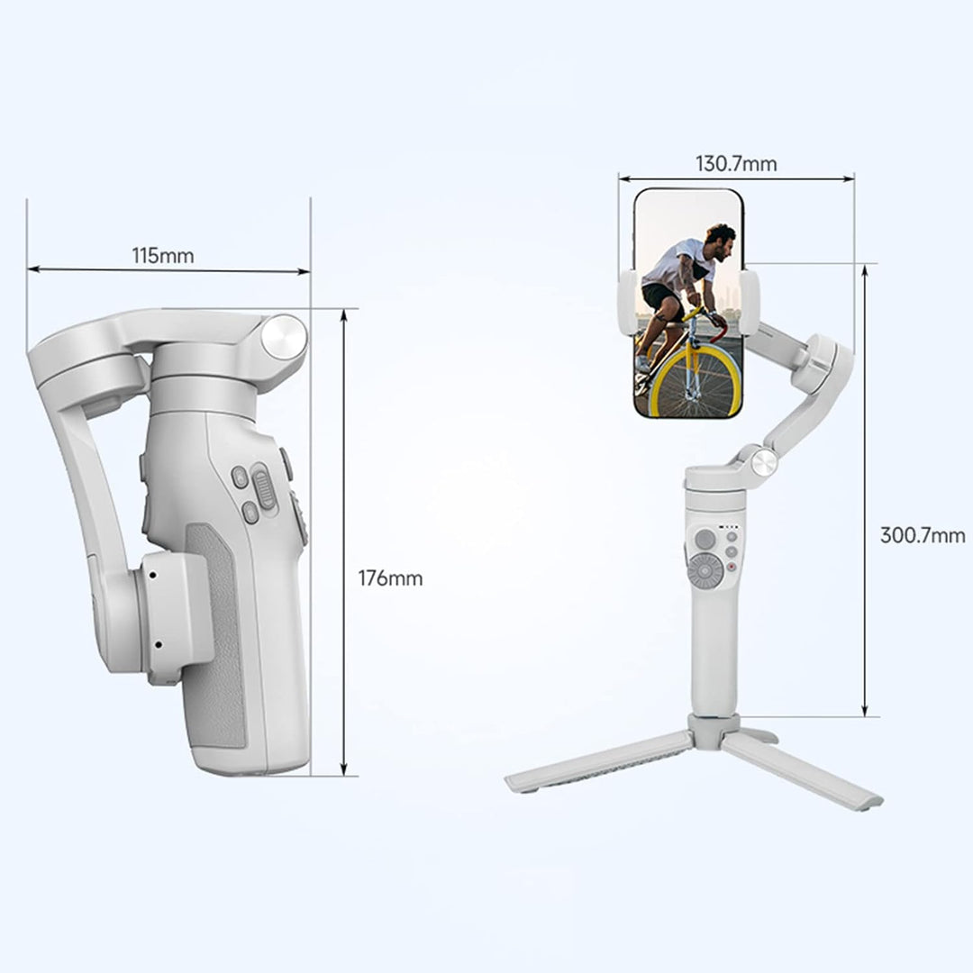 Feiyu Vimble 3SE [Offiziell] Smartphone Gimbal für iPhone und Android, 3-Achsen Handy Stabilisator,