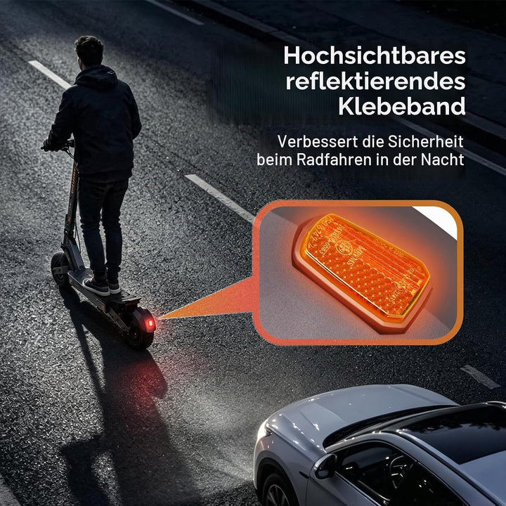 Hinterer Kotflügel mit Reflektoren für Kukirin G2/G4 Elektroroller