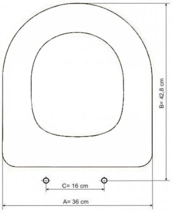 Roca Meridian A801362004 WC-Sitz, vor 2009, Soft-Close-Mechanismus, Weiss