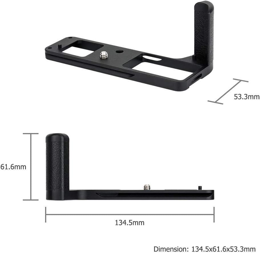 Handgriff Kameragriff Metall L-Platte Schnellwechselhalterung für Fujifilm Fuji X-T4