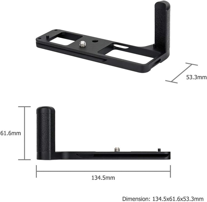 Handgriff Kameragriff Metall L-Platte Schnellwechselhalterung für Fujifilm Fuji X-T4