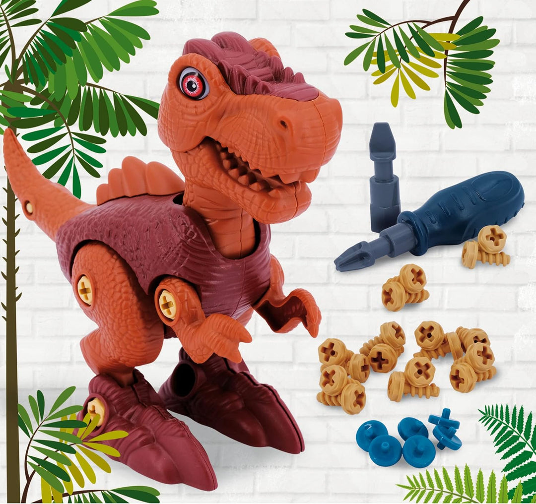 Lisciani - WOOZLE GOOZLE - T-Rex Dinosaurier - Bauspiel Für Kinder ab 6 Jahren - Dinosaurier Spielze