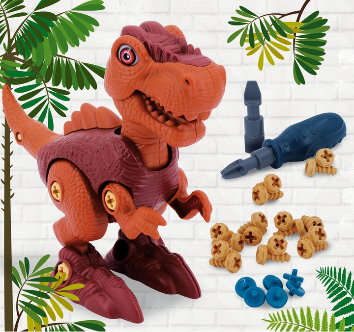 Lisciani - WOOZLE GOOZLE - T-Rex Dinosaurier - Bauspiel Für Kinder ab 6 Jahren - Dinosaurier Spielze