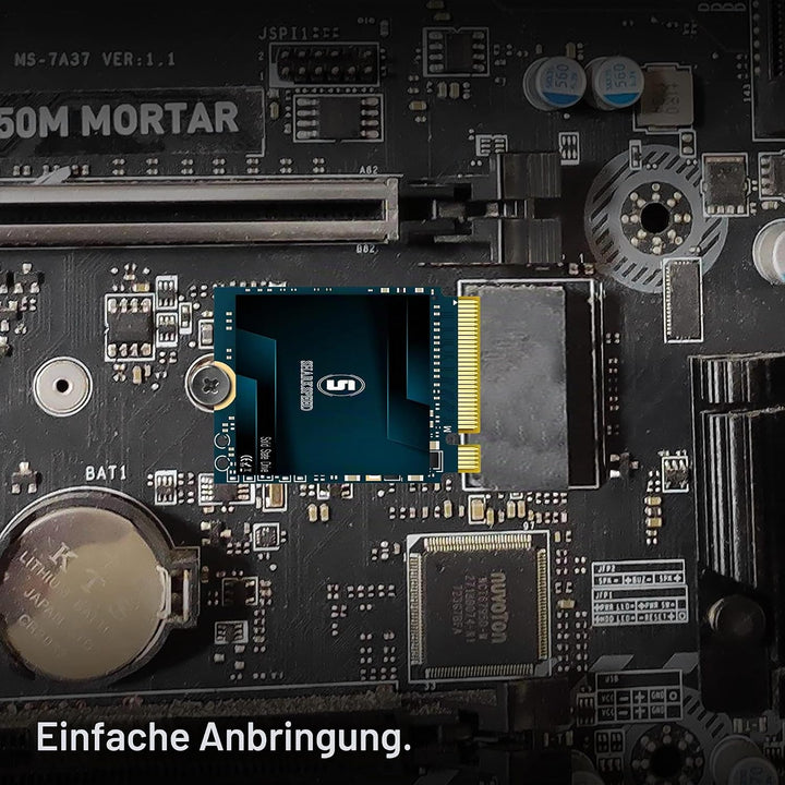 M.2 2230 SSD 1TB NVMe SHARKSPEED PCIe Gen 3.0 x4 30mm, SSD Festplatte Intern Solid State Drive für S