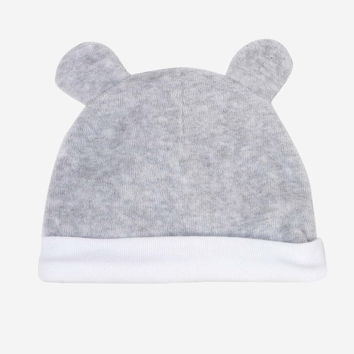 Trois Kilos Sept - Set zur Geburt, 6-teilig (Body, Mütze, Hausschuhe, Fäustchen, Tasche, Pyjama) – 0