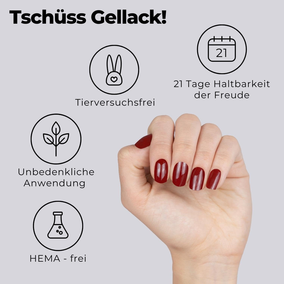 Original Miss Sophie UV Gel Nagelfolien Paris Je T&