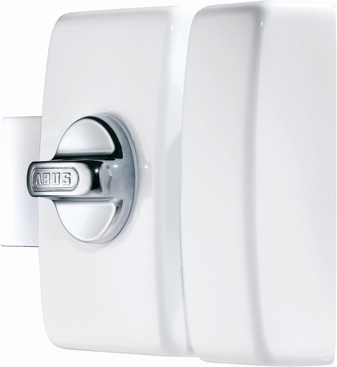 Abus V83 CB45 W C Schloss 83 mit Zylinder und Knopf, Durchmesser 40 mm, Weiss, Weiß