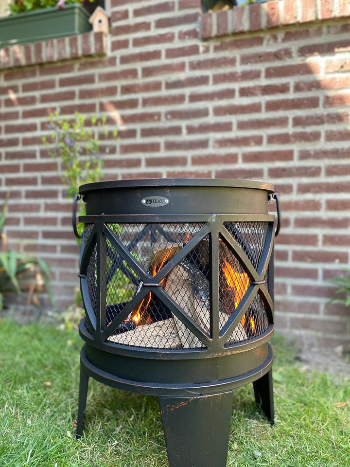 HEAT Outdoor Living Feuerkorb Firecask - Feuerschalen für den Garten - Feuerstelle Outdoor & Feuerto