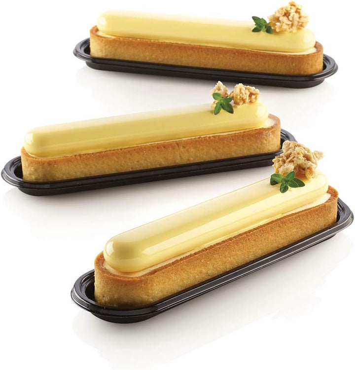 Euroshoppingonline Kit Tarte Ring Oblong 146x34 Silikonform, Silikon