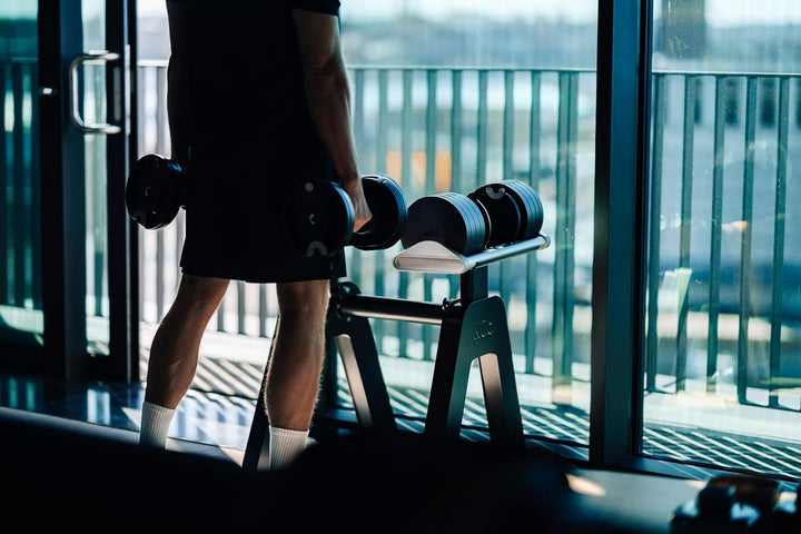 NÜOBELL S Dumbbell Stand – Designed in Sweden | Stable and Ergonomic | Premium Powder-Coated Steel W